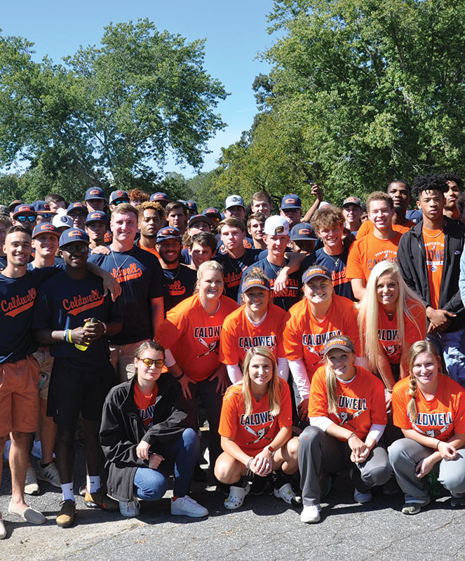 CCC&TI Athletes in a group photo