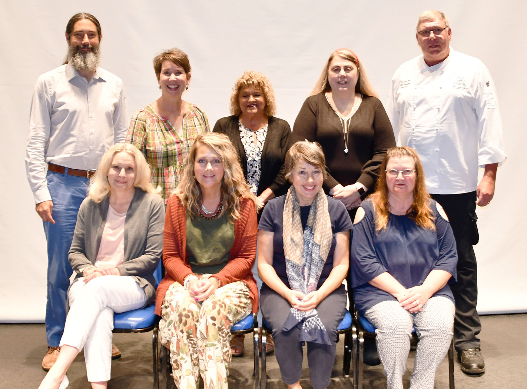 Employees with 10 years of service