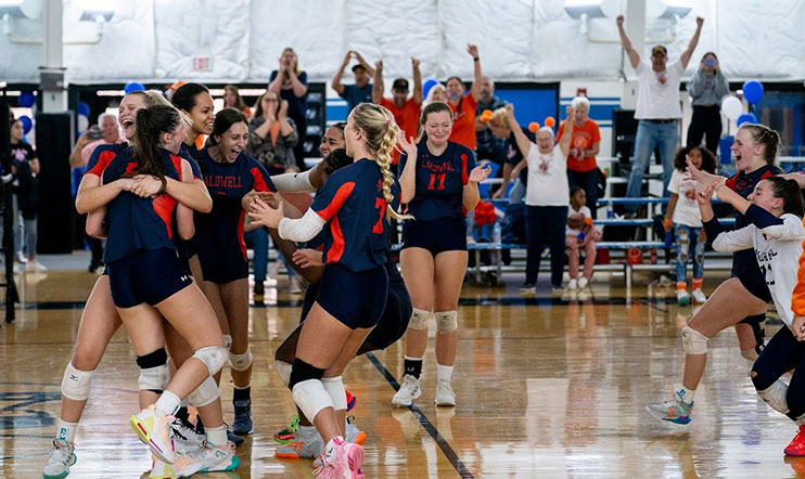 VB Team celebrate District win