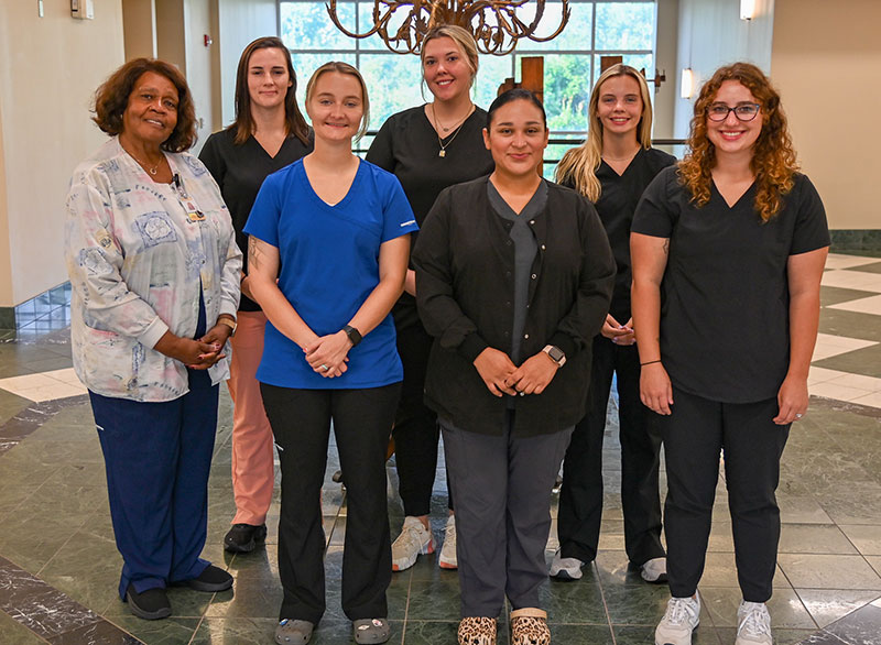 Nurse Aide students in Roseboro's class