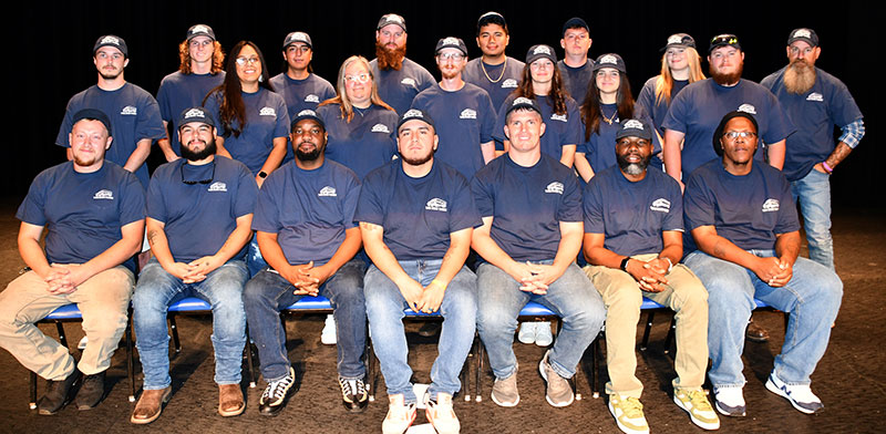 Truck Driver Training Students