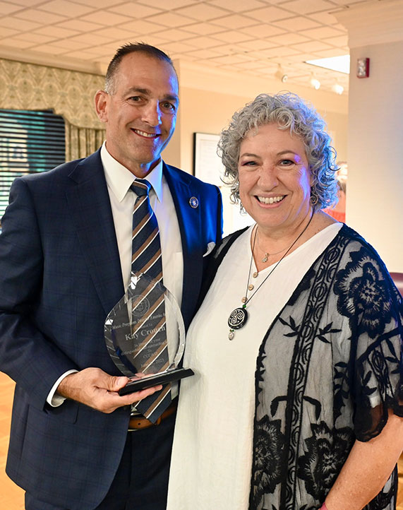 Dr. Poarch and Kay Crouch