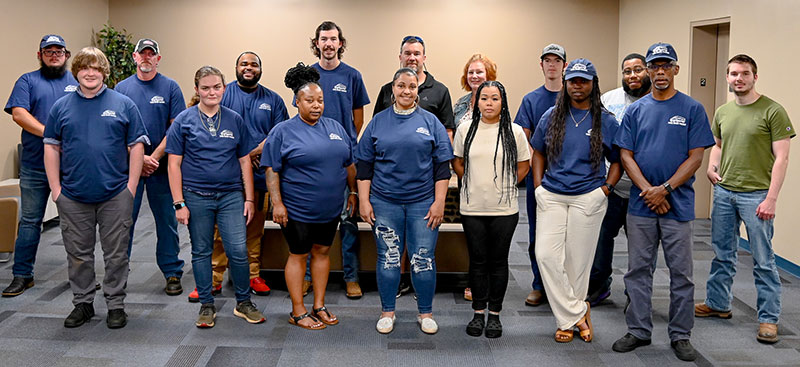 Truck Driver Training Students