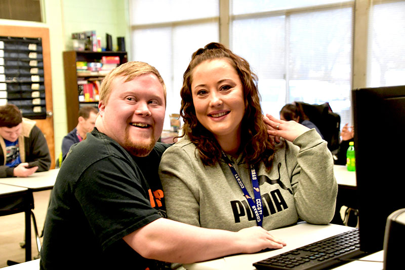 Gina Treadwell with Dr. Mark Poarch