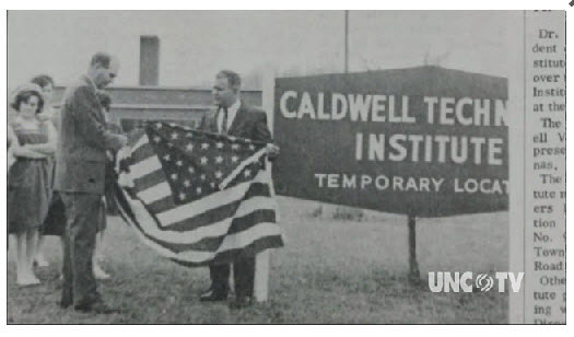 CCCTI on UNC-TV video image